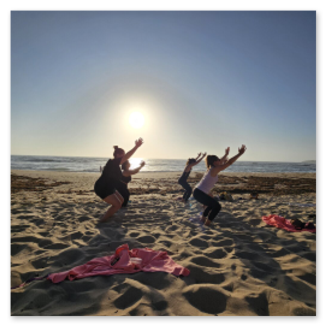 Aulas de Yoga ao ar livre